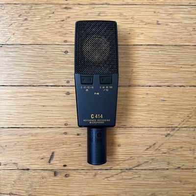 AKG C414 XLII Large Diaphragm Multipattern Condenser Microphone 2010s - Black image 4