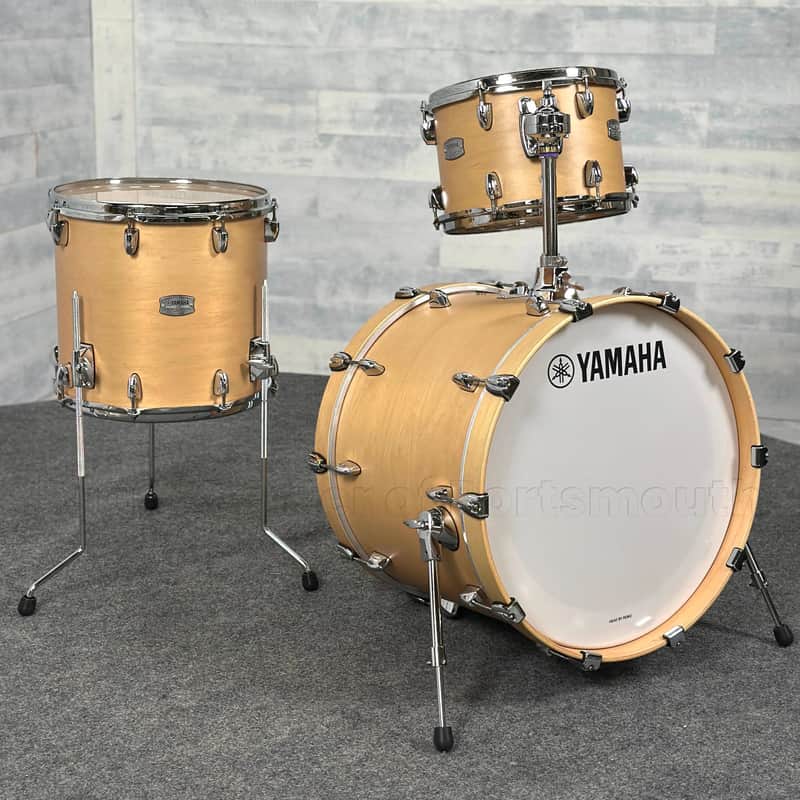 Yamaha Tour Custom Maple 3pc Drum Set 20/12/14 Butterscotch Satin image 1