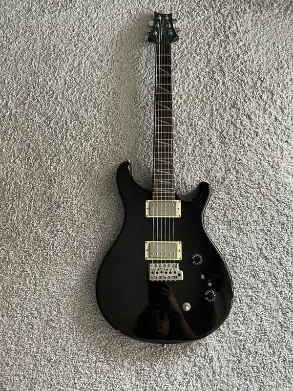 PRS SE Santana Signature 2001 MIK HH Black Carlos Paul Reed Smith Guitar image 1