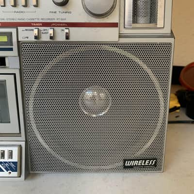 toshiba RT-S931 SILVER Boombox RadioRecorder Cassette Gettho Blaster Bombeat Player Classic image 6