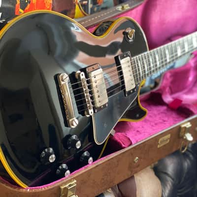 Gibson Custom Shop Les Paul '68 Custom Reissue Ebony 2019 w Docs & HSC Japanese Dealer Select image 3