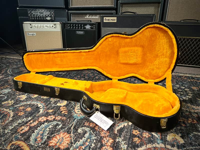 Gibson Custom Shop Lifton Historic Hardshell SG Case / Orange Goldenrod Interior / Left of the Dial image 1