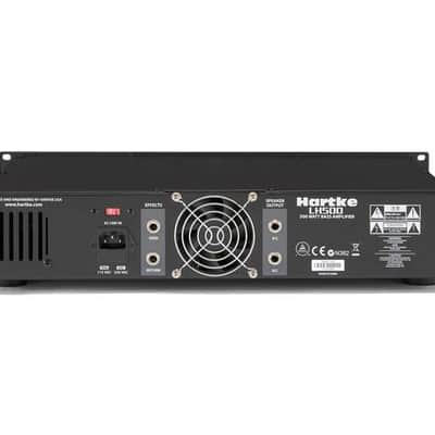 Hartke LH500 Bass Amplifier Tube (12AX7) Preamp, Bass + Treble Shelving w/ peak Mid-Range 500 watt Bass Head HALH500 image 3