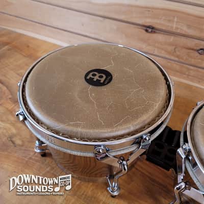 Meinl Woodcraft Bongos - Zebra Finished Ash image 4