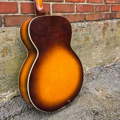 1959 Kay K6116 - Gleaming Auditorium Model - Acoustic Guitar - Sunburst image 3