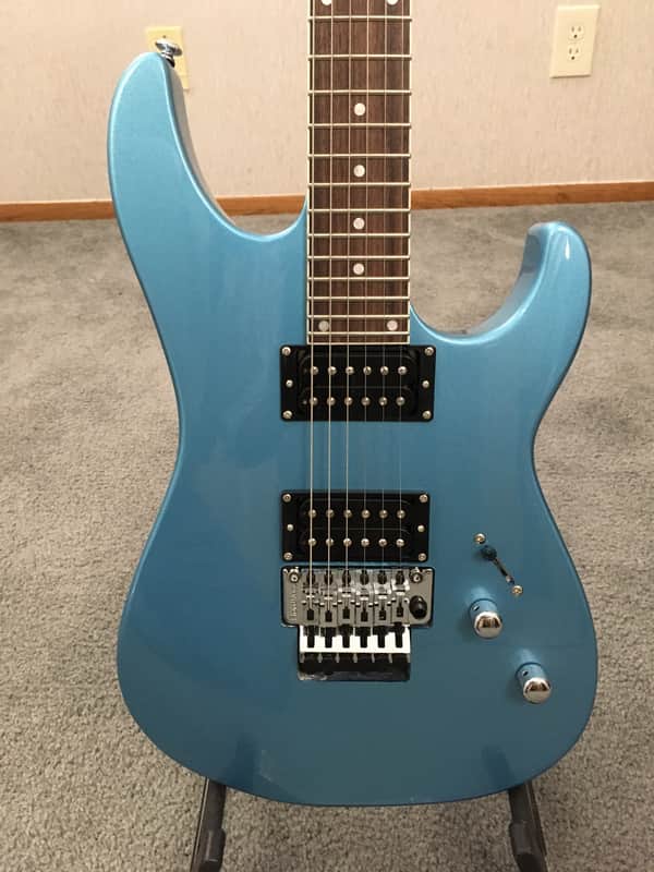 Grover Jackson  Inspiration Series GJ2 Shredder Electric Guitar w/Gigbag & Tuner Crystal Lake BLue image 1