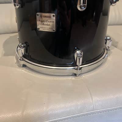 Yamaha Maple Custom Absolute (Made in Japan) 2008 - Black 12x9 image 4