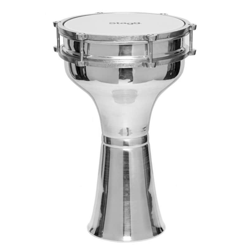 STAGG ALM.PL20 Aluminium Darbuka inkl. Stimmschlüssel 20cm image 1