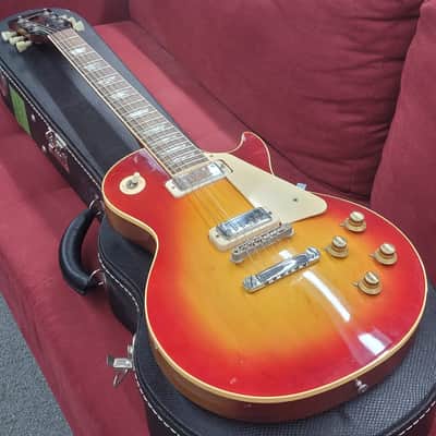 Gibson Les Paul Deluxe with Case 1973 - Cherry Sunburst image 5