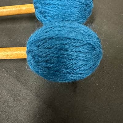 Innovative Percussion IP100 Mallets, Soft, 1 Pair, Birch w/Teal Yarn - EXCELLENT image 3