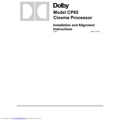 DOLBY CP-65 Stereo Analog 5.1 Channel Cinema Sound image 7