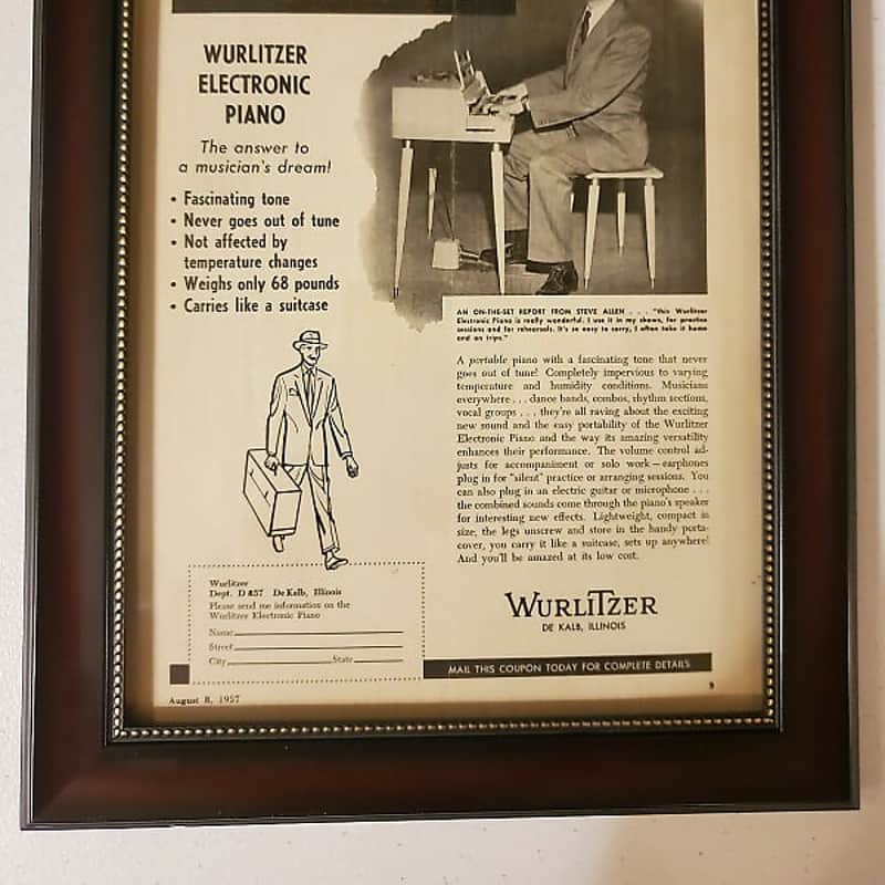 1957 Wurlitzer Steve Allen Bw