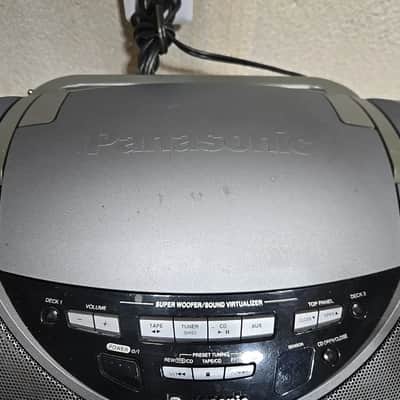 Vintage Panasonic Cobra Boombox RX-ED707 Tested Working CD Cassette Radio Record image 7