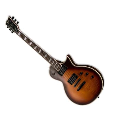 ESP LTD EC-1000T CTM 6-String Right-Handed Electric Guitar with Full-Thickness Mahogany Body (Tobacco Sunburst Satin) image 6