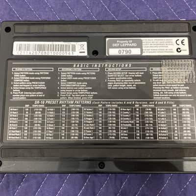 Rick Allen's Def Leppard, Alesis SR-16 Drum Machine (RA #2099) image 11