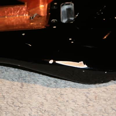 Vintage Late 1980s Early 1990s Fender Strat Plus Body - Relic Black - NO TARIFFS image 14