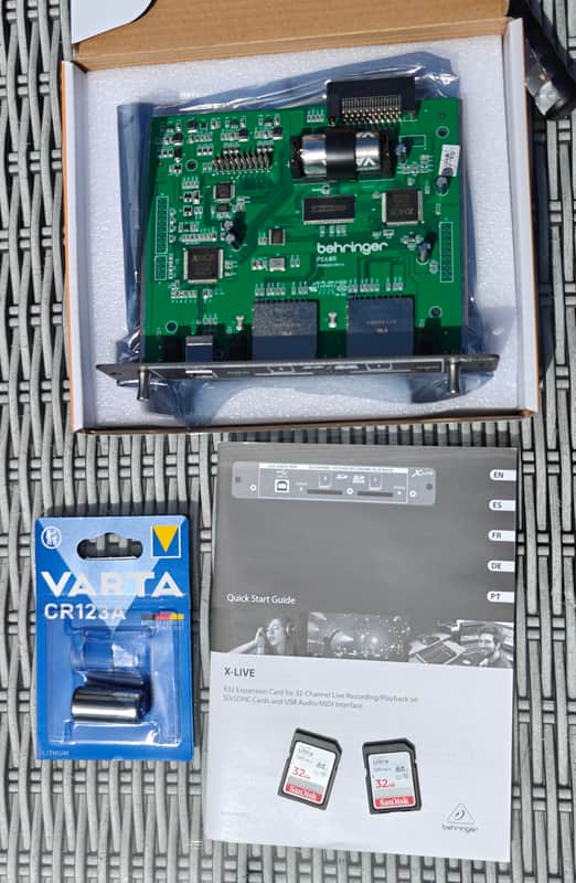 Behringer X-Live x32 Expansion Card, audio interface and 32-track recorder image 1