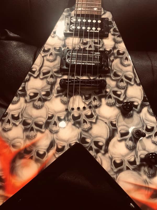 Rare, Limited Edition B.C. Rich JR-V Body Art Collection 6-String Guitar image 1