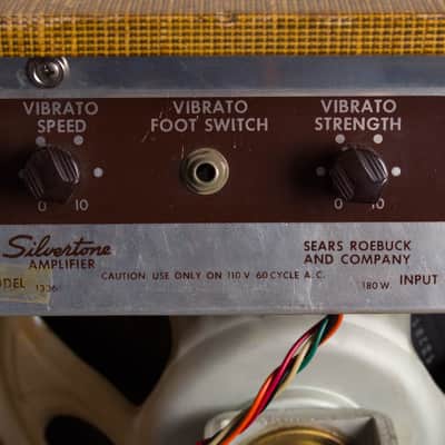 Silvertone Model 1336 Tube Amplifier, made by Danelectro (1956), ser. #185-809. image 10