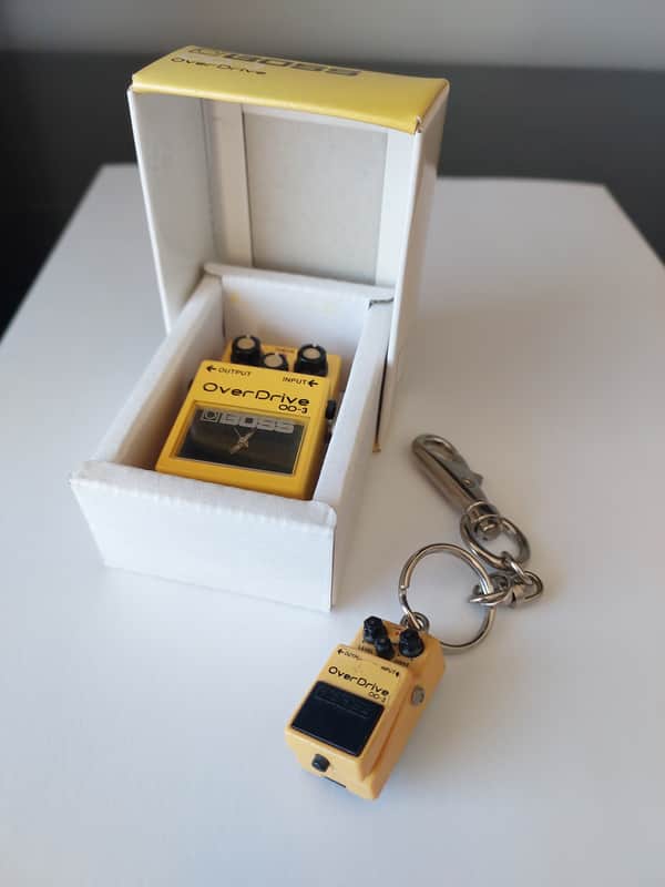Boss Rare OD-3 desk clock 1998 & Keyring image 1