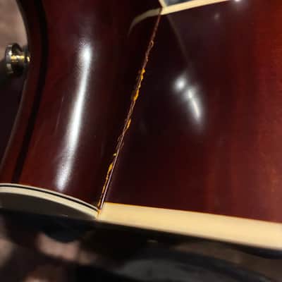 RARE Epiphone inspired by Gibson j-200 vine custom Burst image 11