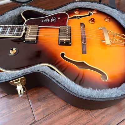 2003 MIK Epiphone Joe Pass Emperor II – Unsung Korea – Vintage Sunburst – OHSC image 10