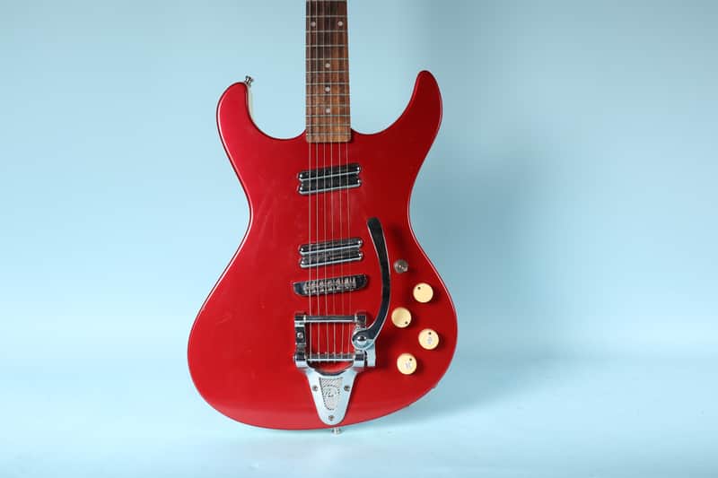 Danelectro Hodad Electric Guitar Metallic Red Finish image 1