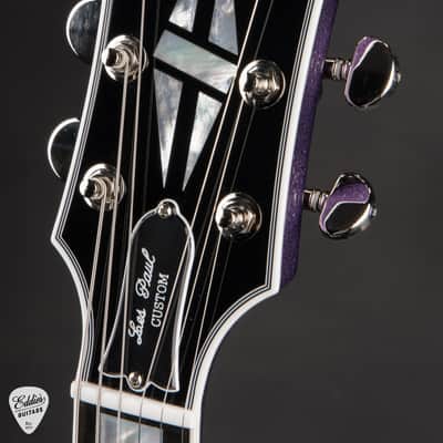 Gibson Custom Shop Dealer Select Les Paul Custom Gloss Purple Sparkle #CS601908 image 7