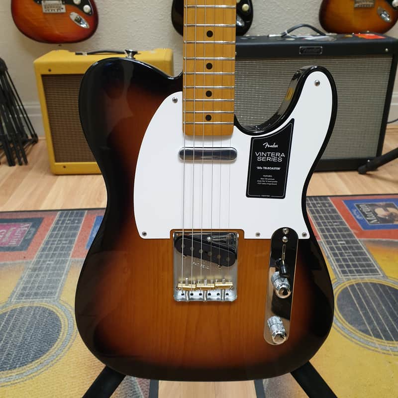 Fender Vintera '50s Telecaster with Maple Fretboard 2019 - Present - 2-Color Sunburst image 1