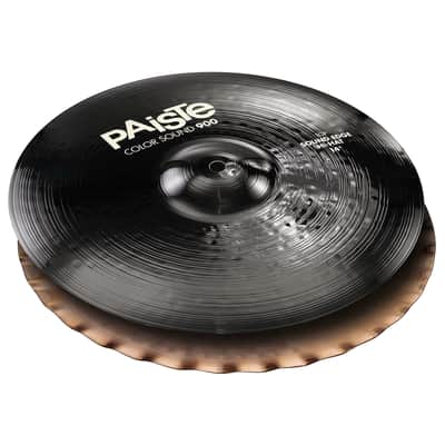 Paiste Color Sound 900 Black 14" Sound Edge HiHat image 1