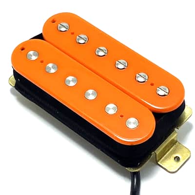 Dragonfire Mod Bucker Neck Position Dedicated Pickup ~ Passive Ceramic Modern Humbucker ~ Orange image 1