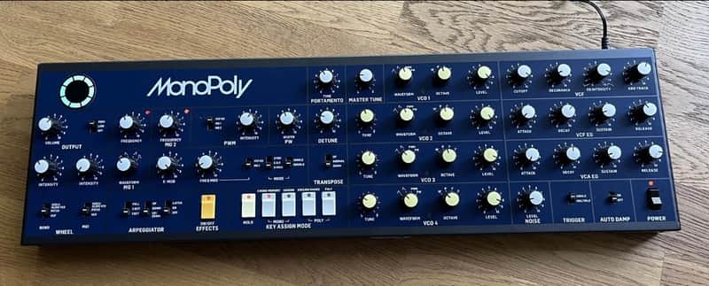 Behringer MonoPoly 37-Key Polyphonic Synthesizer 2021 - Present - Black image 1