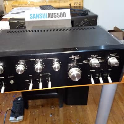 Sansui AU-5500 1975 Black | Reverb