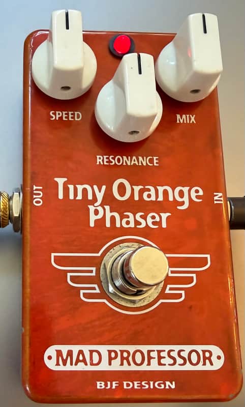 Mad Professor Tiny Orange Phaser [Early production #0528 handwired in Finland] 2006-2011 - Orange image 1