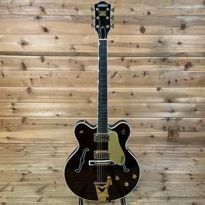 Gretsch G6122TG Players Edition Country Gentleman Hollow Body Electric Guitar - Walnut Stain image 2