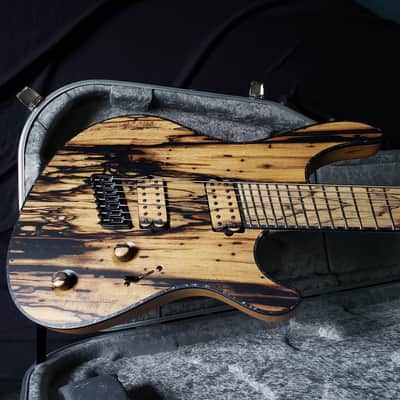 Mayones Regius VF 7 25.4"-27" Pale Moon Ebony TEW Neck TEW Body Bare Knuckle Pickups Ceramic Warpig image 2