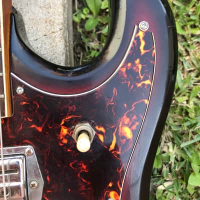 Teisco/Silvertone/Sakai "Tacoma" Electric Bass 57H01490L 1970-1971 Sunburst *FREE SHIPPING* image 4