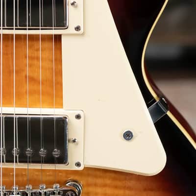 Epiphone Les Paul Standard 50s Figured Electric Guitar - Bourbon Burst with Gig Bag image 12