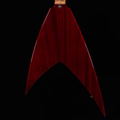 ESP Kiso Custom Shop George Lynch Super V NOS - See-Thru Black Cherry image 4
