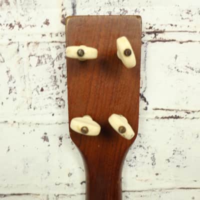 Vintage 1950s Silvertone Baritone Ukulele – Mahogany (Harmony Chicago Made) image 8