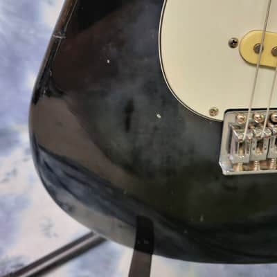 Vintage 1998 Silvertone Revolver Model SS-10BK Strat Style Electric Guitar New Strings Pro Setup Gigbag image 4