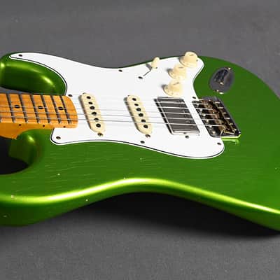 Fender Custom Shop Stratocaster 1955 Journeyman Relic HSS Lime Green 2024 - Lime Green image 7