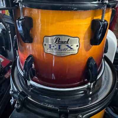 Pearl EXL 7-Piece Drum Kit Pearl 2010 - Sunburst fade image 5