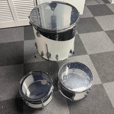 Ludwig Vistalite 3pc Tom Set Pattern E NiCe 1970’s - Acrylic image 3