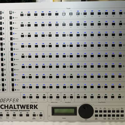 Doepfer Schaltwerk Sequencer 2000s - Silver- Blue LEDs image 1