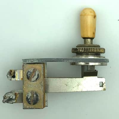 Gibson Vintage Switchcraft 3-Way Toggle Switch SG ES-335 1970’s - Aged Creme Cream image 2