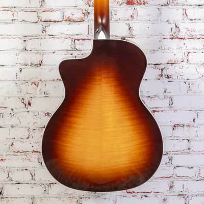Taylor - Prototype 214ce Plus - Acoustic-Electric Guitar - Figured Urban Ash/Torrefied Sitka - Tobacco Sunburst - w/ Gigbag image 7