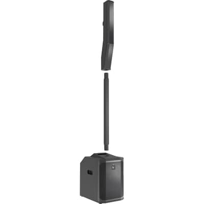 Electro-Voice Evolve50M Powered Portable Column Mixer DJ PA Speaker System Black image 9