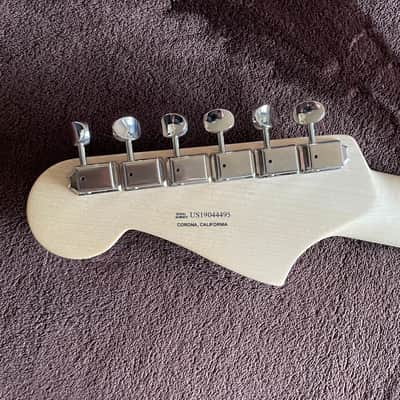 Fender American Performer Jazzmaster with Fralin P90s and SKB Case - Satin Lake Placid Blue image 8