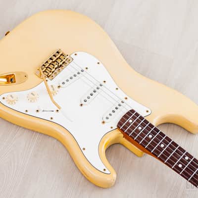 1987 Fender Custom Shop American Vintage '62 Stratocaster Blonde Mary Kaye w/ Gold Hardware, Case image 9